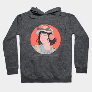 Mechanic Girl Retro Style Hoodie